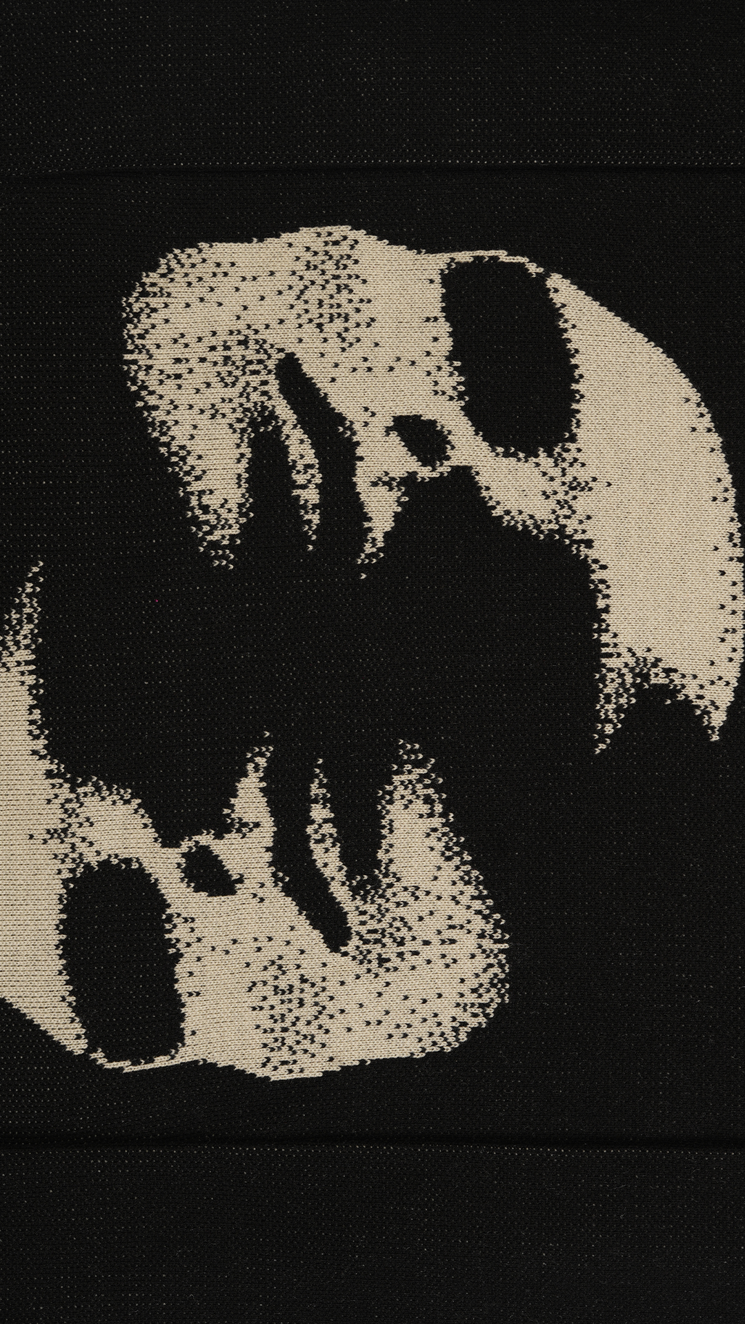 Silver surfer knitted crew neck